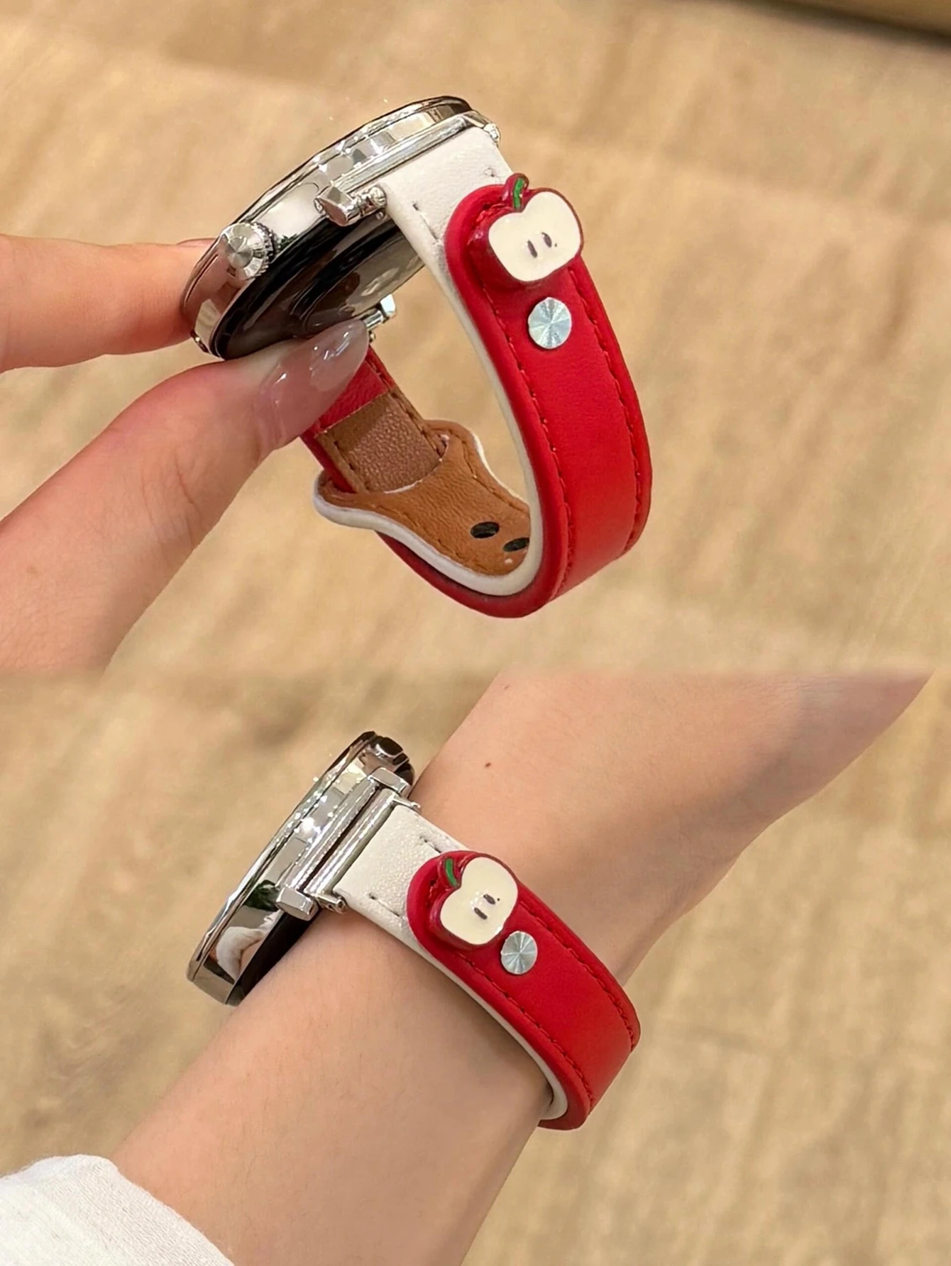 Elegant Leather Loop Strap - Premium Sport Bracelet in Multiple Sizes