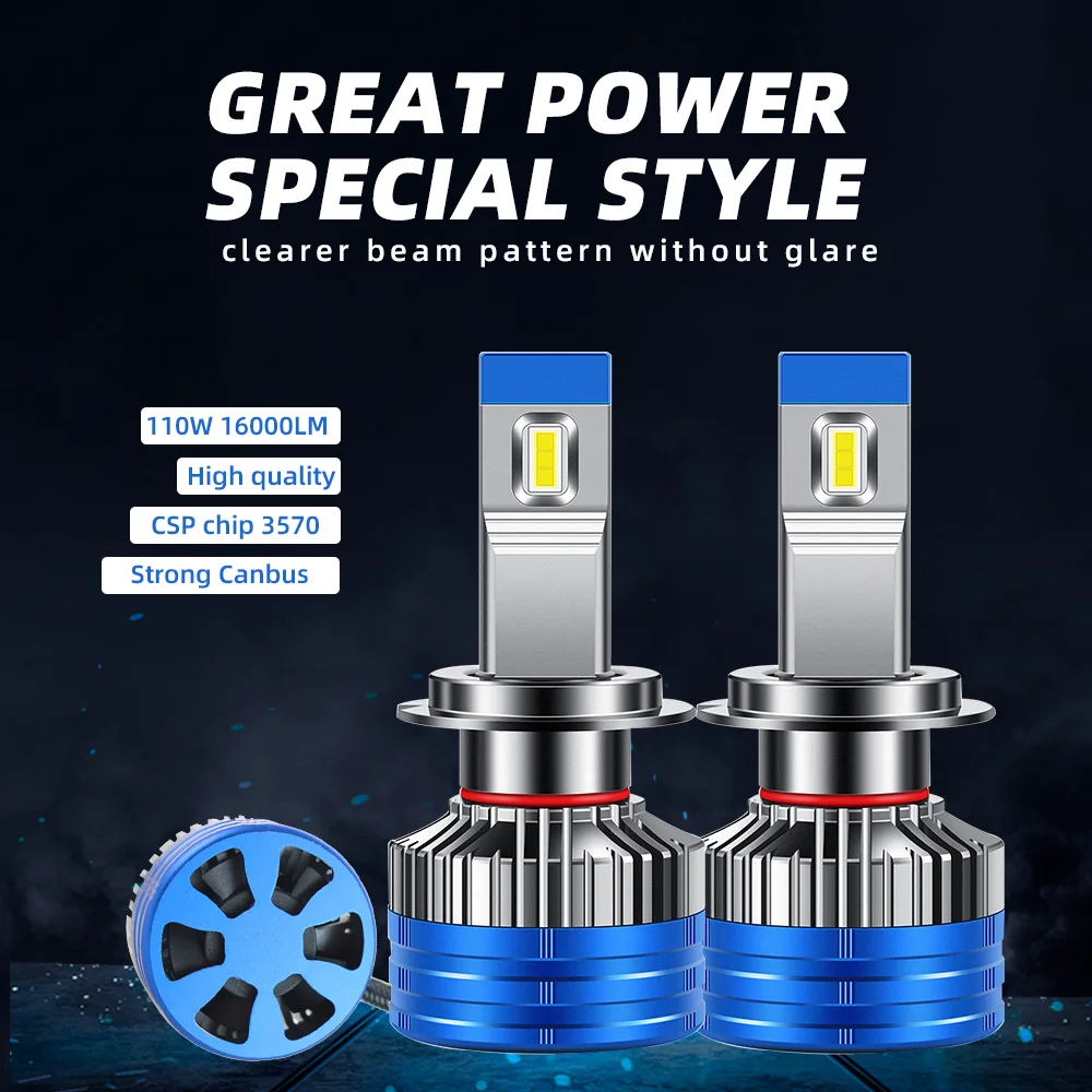 POPNOW-faro Led Canbus para coche, bombillas potentes, H7, H1, H11, H4, HB2, 9005, HB3, HB4, 9012 - AliExpress Automóviles y motocicletas