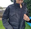 EU Size 4.0 Motorcycle Tactical Cargo Jacket Men Outdoor Waterproof Hard Hiking Jacket Multi-pocket Windbreaker Coat Plus Size 5