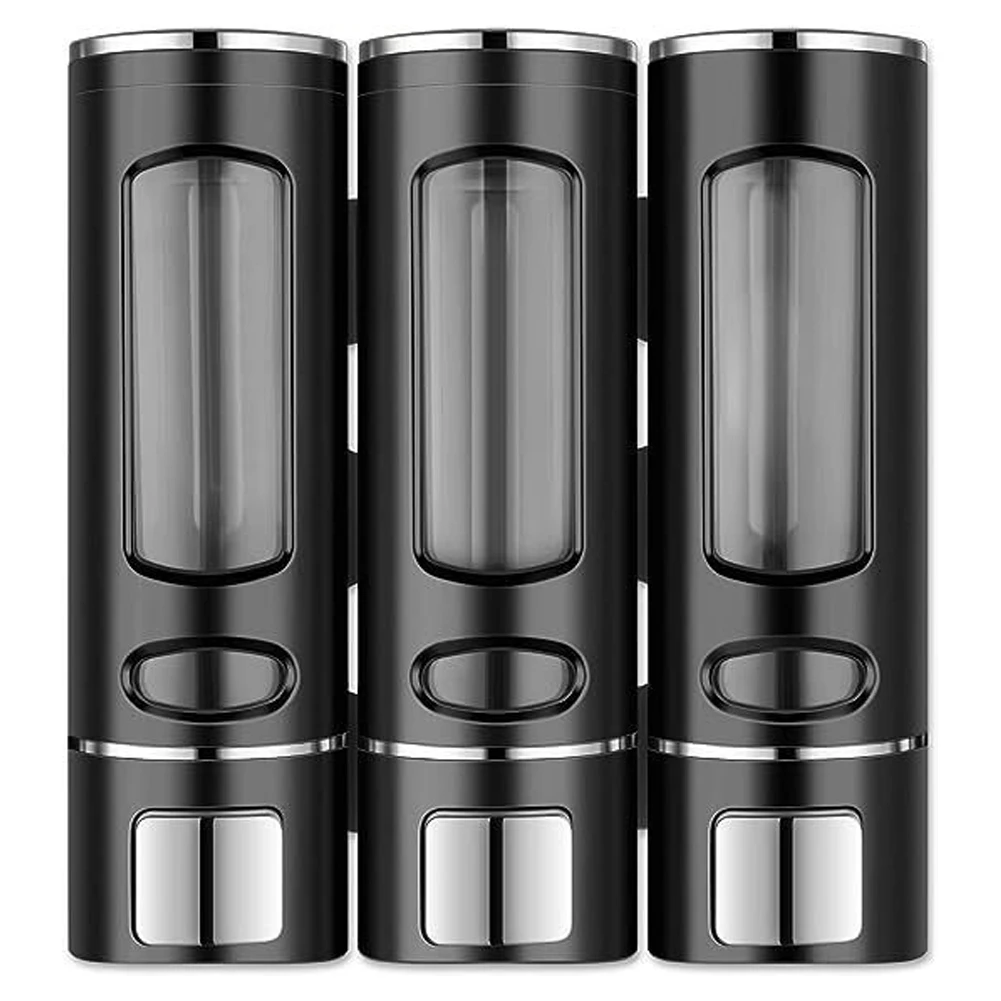 Description Picture 5 of item3 In 1 400ML Soap Dispenser Wall-Mount Shower Bath Shampoo Dispenser Bathroom Accessories Soap And Gel Dispenser