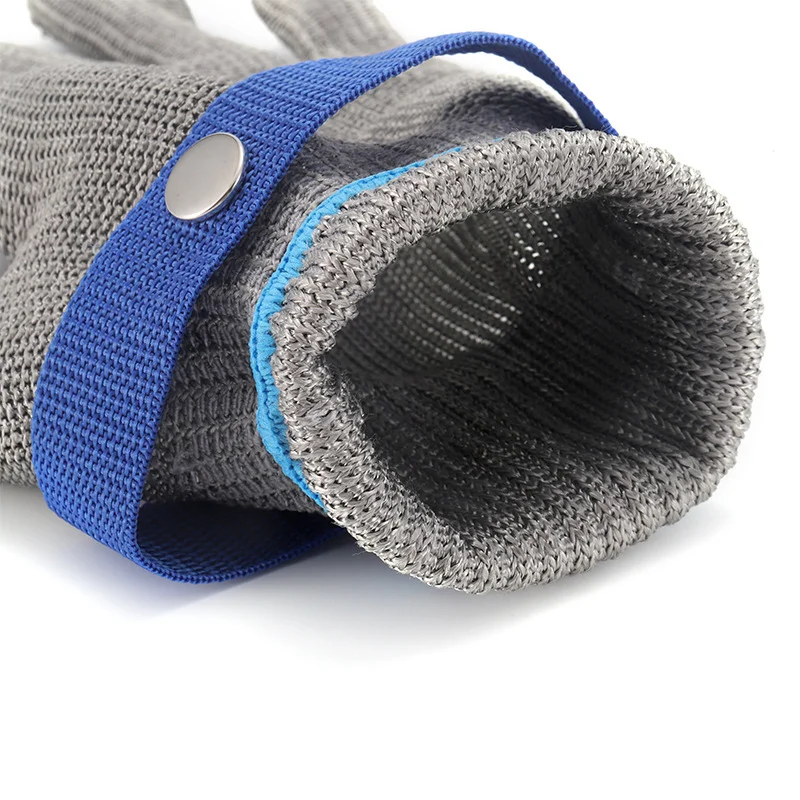 Cut Resistant Stainless Steel Gloves Working Safety Gloves Metal Mesh Anti Cutting For Butcher Worker Garden Work Gloves 5