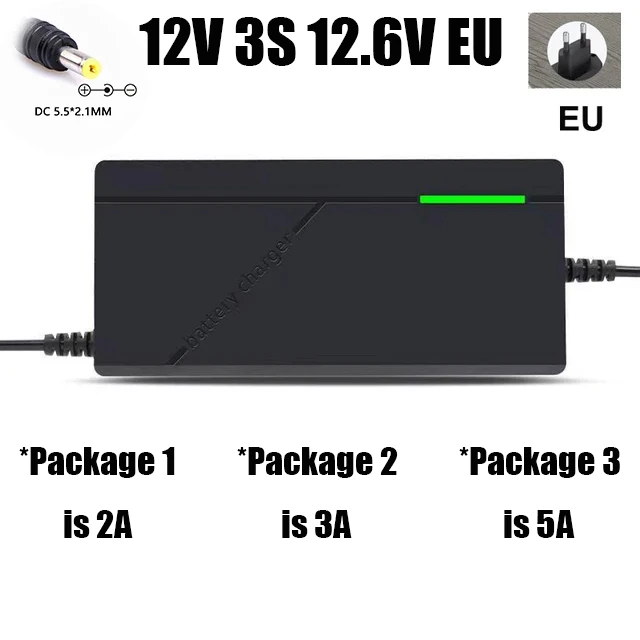 Universal Smart Fast Charging Plug Charger for Lithium Li-ion Battery Packs