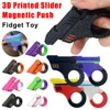 3D Printed EDC Soothing Spinner Stress Relief Toys Gift Shape Fidget Ring Small Pistol Toys for Anxiety and ADHD Sufferers 1