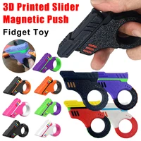 3D Printed EDC Soothing Spinner Stress Relief Toys Gift Shape Fidget Ring Small Pistol Toys for Anxiety and ADHD Sufferers 1