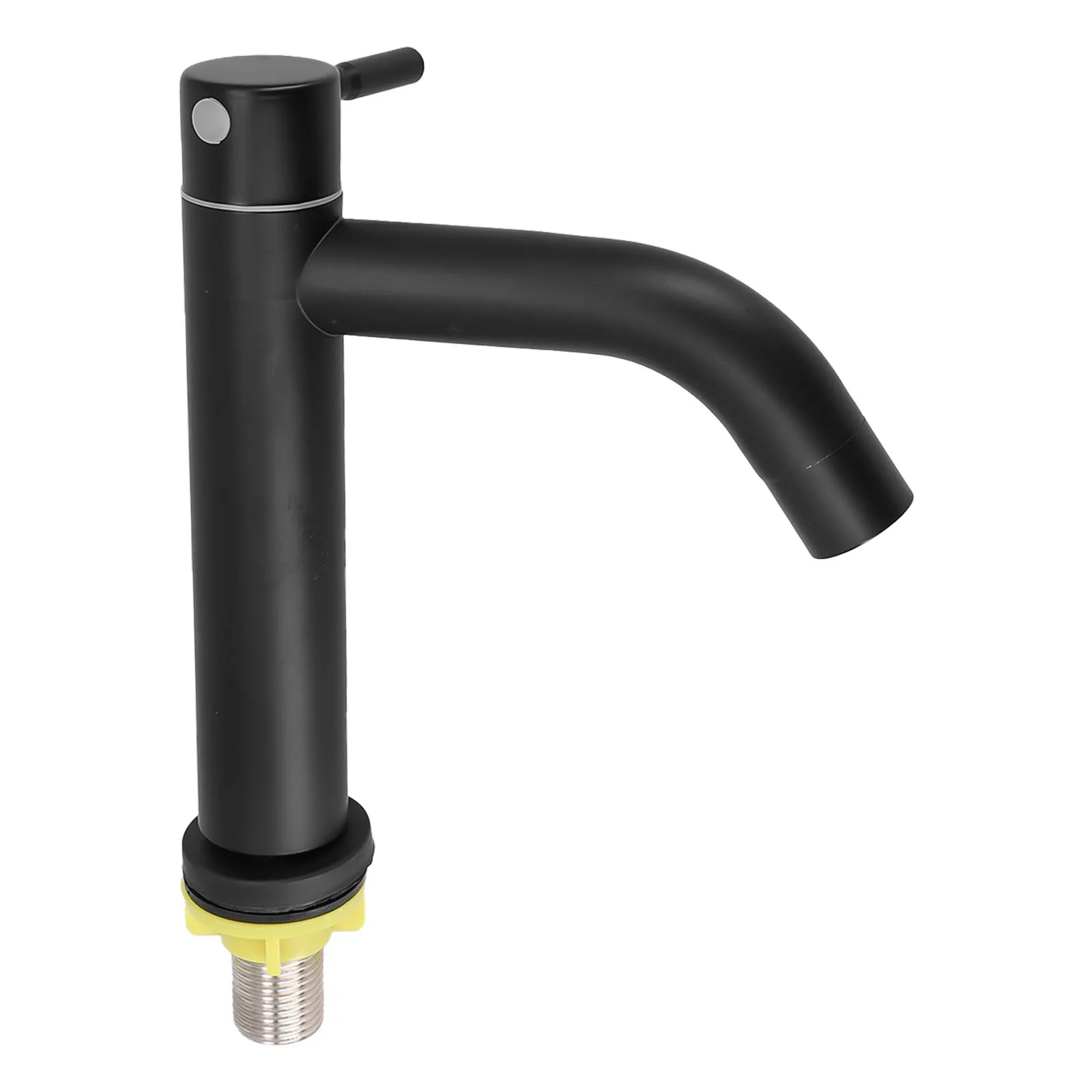 Grifo De Lavabo Acero Inoxidable, Solo Frío Agua, Fregadero Multitamaño, Cocina, Baño, Hotel, Prevención Óxido, Anticorrosión