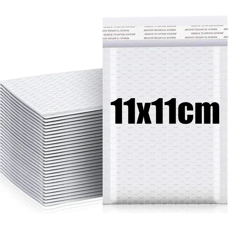 100/10Pc Plastic Bubble Envelopes Bag Waterproof Foam Adhesive Self Seal Packing Bag Mailers Shipping Envelope Storage Organizer