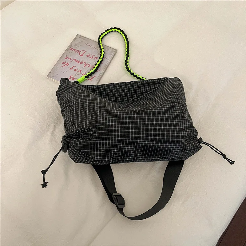 Elegant Women's Large-Capacity Plaid Tote Bag