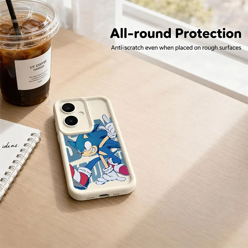 Cartoon Hedgehog Shockproof Phone Case