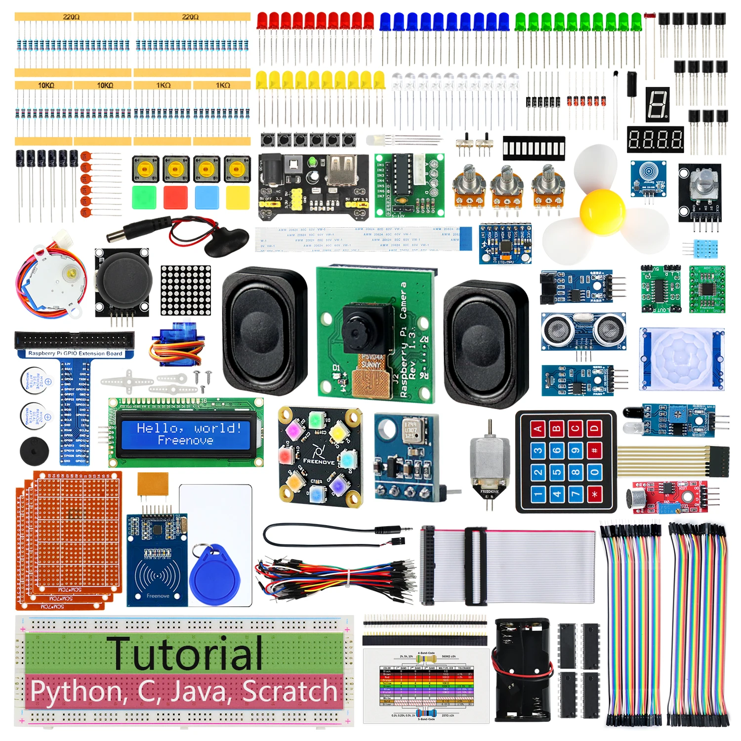 Freenove Kit De Proyectos Con Placa De Control V4 Compatible Con Arduino Ide Tutoriales Detallados De 238 Paginas 46 Proyectos Sin Soldadura - Foto 3