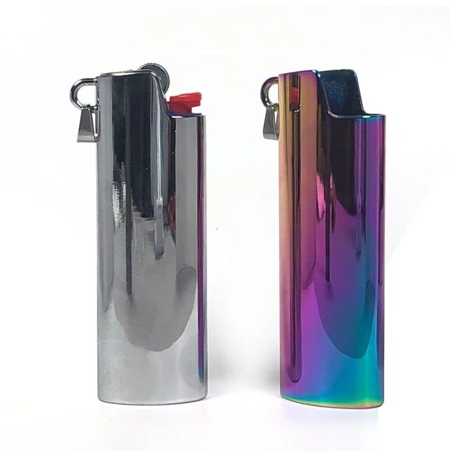 Fashion Mini Size J5 Lighter Case Metal Bottle Opener Mini Bic Lighters  Sleeve Hold For 6mm Lighter Cover Shell For Bic J5