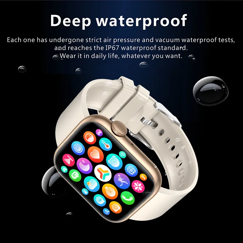 LIGE Women New Smart Watch 1.85 Full Touch Bluetooth Call Smart Wristwatch Body Temperature Watch Sports Bracelet Men Smartwatch