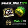 Seasir X4 2022 New Arrival Japan Original  Upgrade Micro 4 Braided 100m Multifilament High Strength PE Line 6