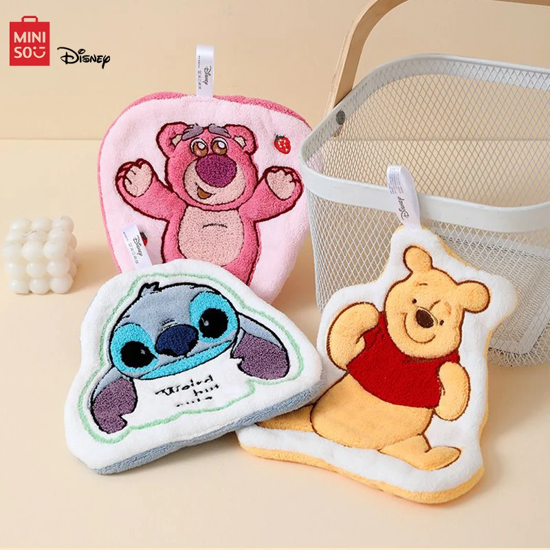 

MINISO Disney Винни Пух детское полотенце для рук женское полотенце для ванной лотерея милое полотенце для рук из кораллового флиса