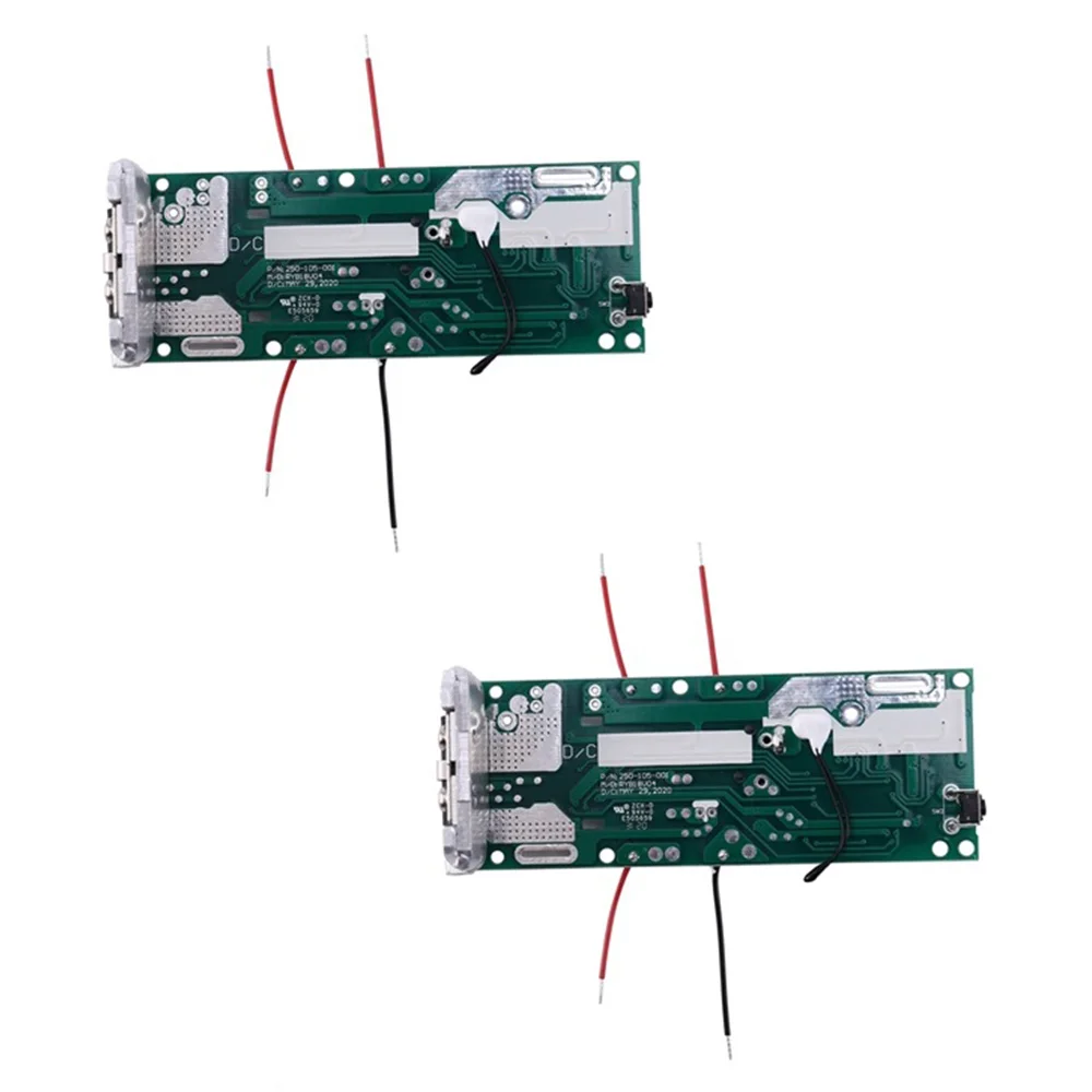 

2Pcs Li-Ion Battery Charging Protection Circuit Board PCB for Ryobi 20V P108 RB18L40 Power Tools Battery