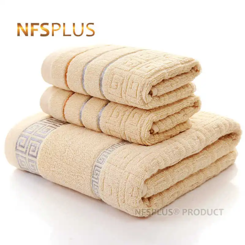 2pcs Towel Sets Bath Towels Facecloth 100% Cotton Luxury Hotel Spa Towels  Washcloths Luxury Towels Soft Bathroom Sets For home - AliExpress
