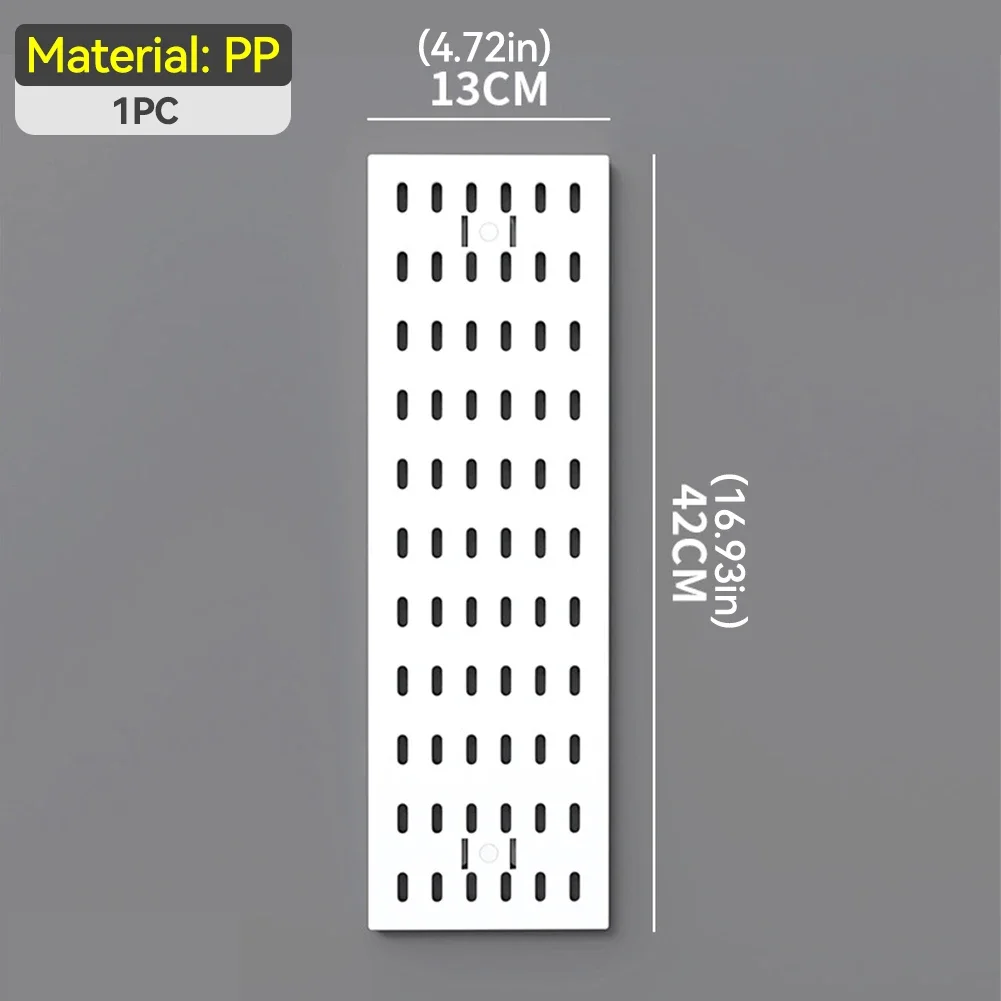Versatile Wall-Mounted Pegboard Organizer for Home and Office Storage