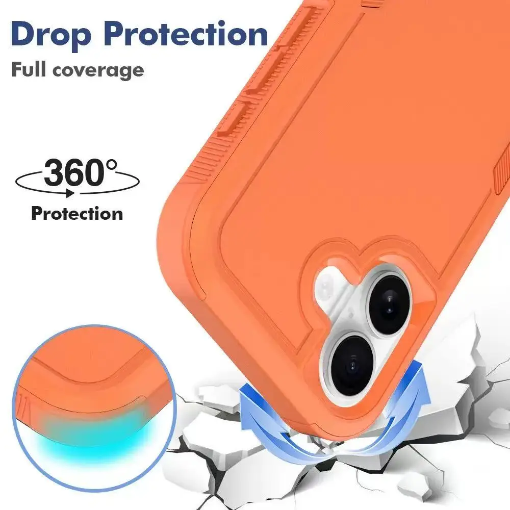 Commuter Double Layer 360° Full Body Armor Protective Case - Air Drop-Resistant Hard Cover