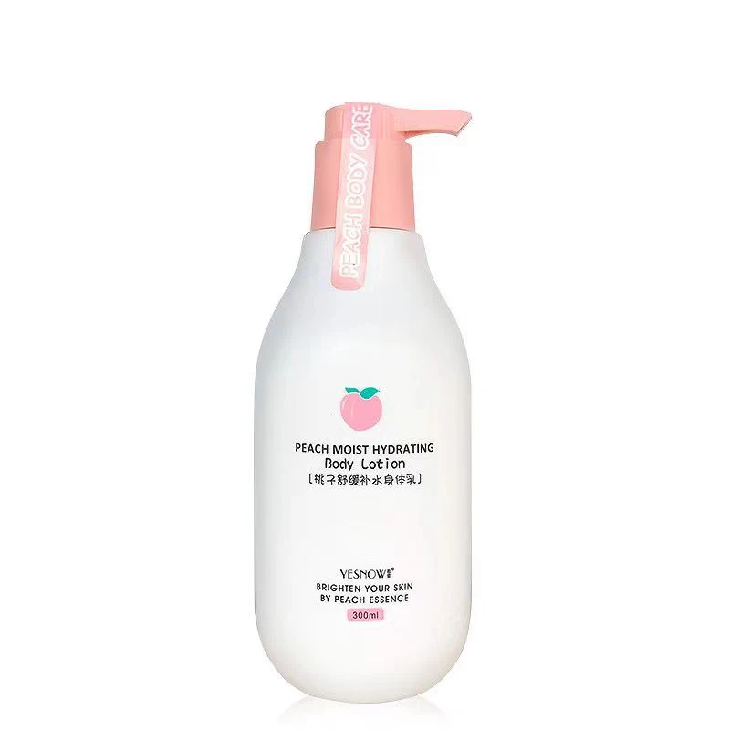 Peach Body Lotion Milk For Women Anti-Wrinkle Anti Dry Whitening Cream Care Skin Repair Bleaching Moisturizing Brightening 300ml 4