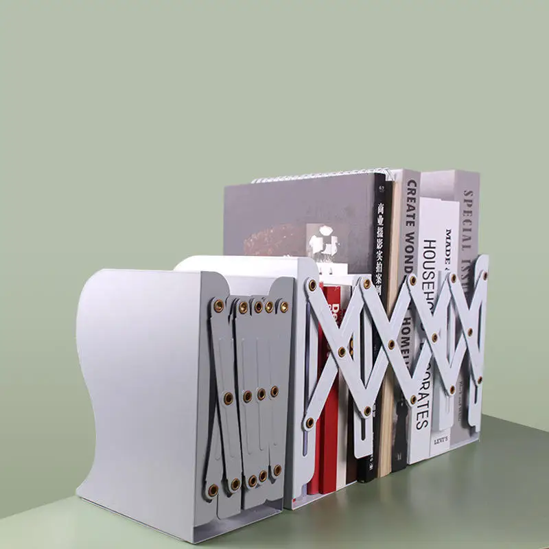 Book Organizer Book Holder Book Stand Color Retractable Adjustable with Pen Holders