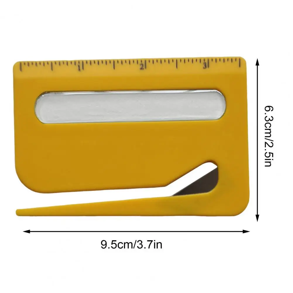 3Pcs 3 In 1 Letter Opener 9.5cm With Magnifying Glass And Ruler Precise Cutting Technology Ergonomic Design Envelope Openers