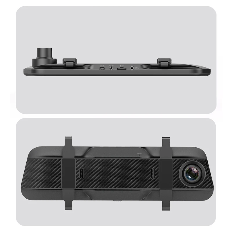 9.66-Inch HD 4K Touch Screen WIFI Streaming Rearview Mirror Dashcam Car DVR Front And Rear Video Recorder Night Vision