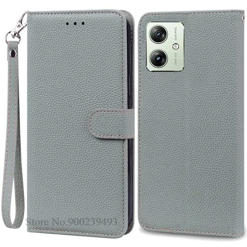 Elegant Silicone Leather Flip Wallet Case