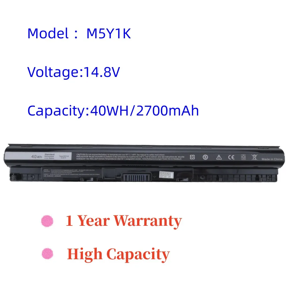Bateria do Portátil M5y1k para Dell Inspiron 14 3451 5451 15 3551 3552 3567 5551 5552 5555 5558 5559 17 5756 3458 3558 V3451 - Imagem 4