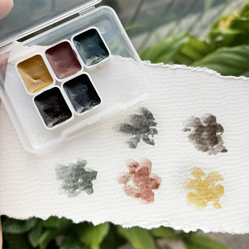 Limited Edition Super Granulation Urban Watercolor Paint Set for Schmincke 5x1 ML Hand-packed Aquarela for Artists Art Supplies watercolor painting set watercolor paint watercolor pigment