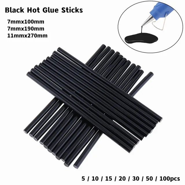 Colored Hot Glue Sticks Mini Hot Glue Sticks, 200 Pack Multi Colored Glue Gun Sticks, Hot Color Glue Sticks
