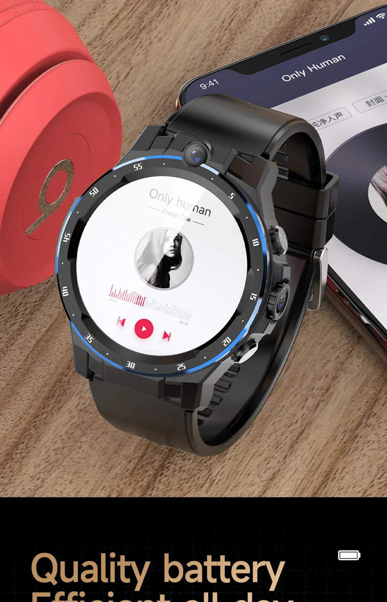 SmartWatch 2022 4g ׹  ý ȵ̵ 10  Ĩ Ʈ ġ  GPS WiFi ͸ 8MP ī޶ Smartwatch
