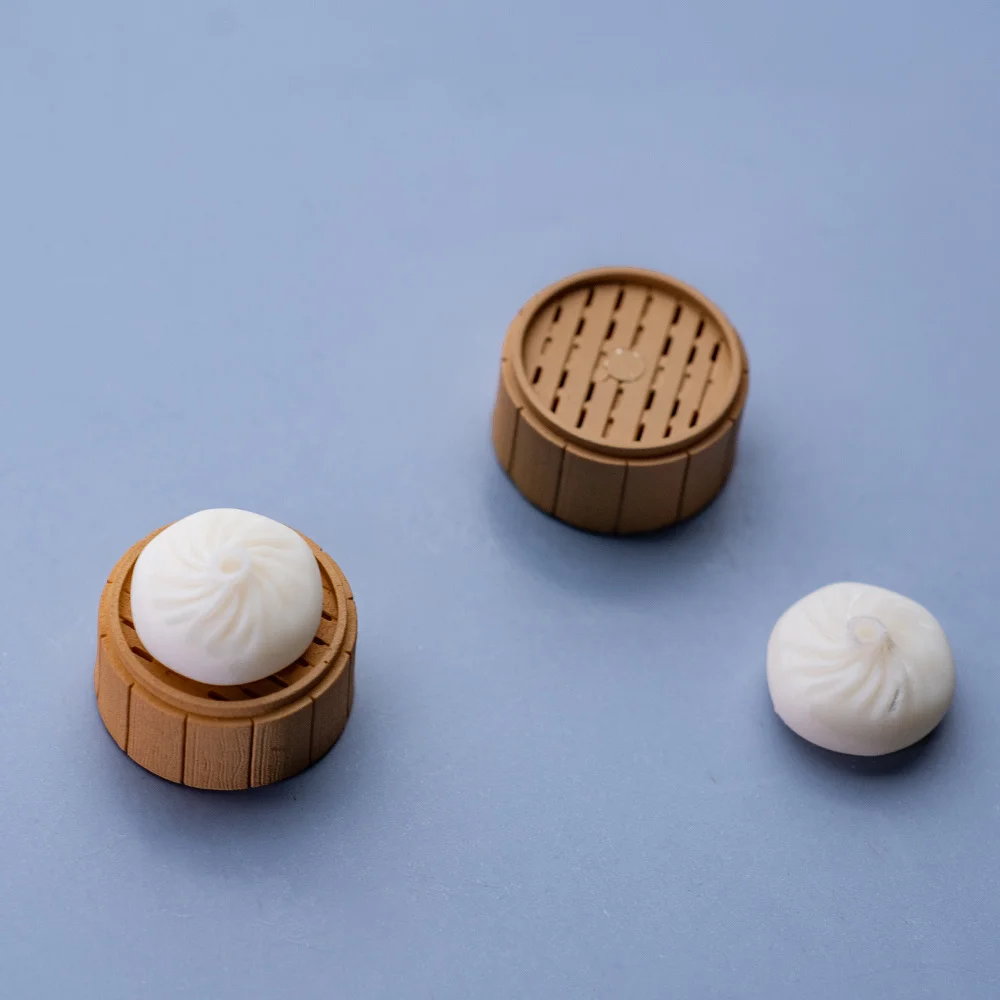 Peça Cozido no Vapor Bolo Bolinhos Chave Boné Atração Magnética Criativo Keycap para mx Interruptor Teclado Mecânico Alimentos Keycaps 1 - Imagem 3