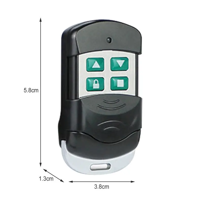 Wireless Remote Control Wireless Remote Controller Garage Remote Control 4 Buttons 433 Mhz Garage Gate Door Opener Duplicator Copy Remote Controller 433MHZ Remote Control Clone Cloning Code Car