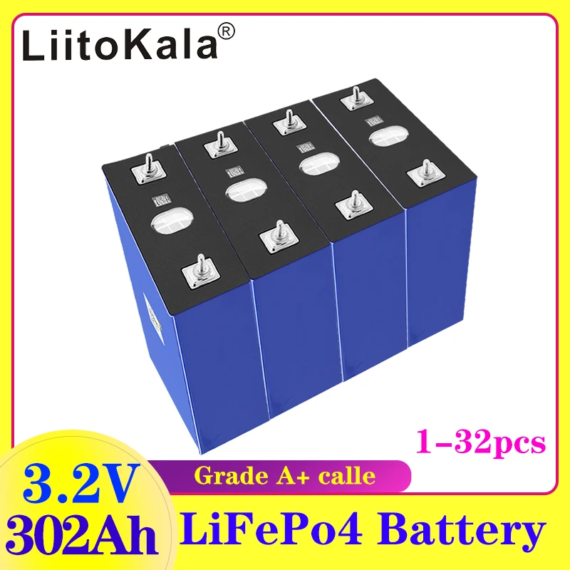 

Аккумуляторная батарея LiitoKala, 3,2 в, Ач, 12-32 шт.
