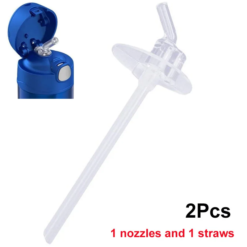 1Set 12 Ounce Funtainer Bottle F401 Water Bottle Straw Stem Set Drinking Straw Set Replacement Straws For Thermos for Kids Adult AliExpress