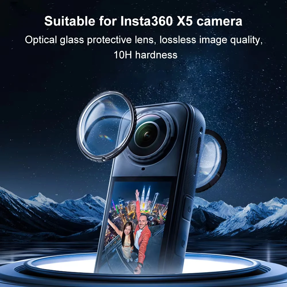 Enhanced Lens Protector for Action Cameras - Anti-Scratch, Rotating Cover