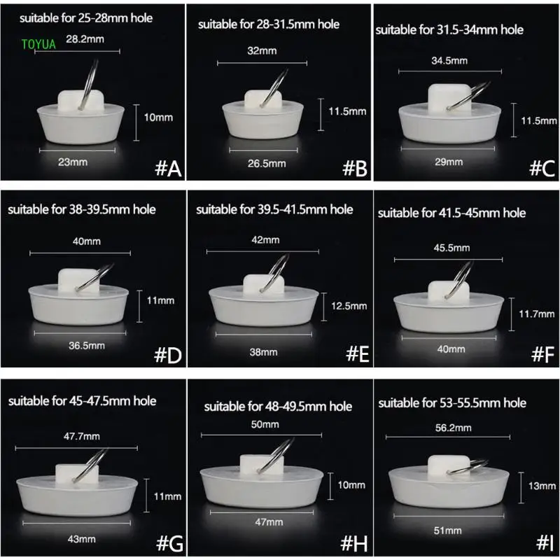 Rubber Bath Plug Universal Drain Stopper Sink Plug Sink Bathtub Water Stopper Mop Pool for Bathtub Washbasin NM bathroom accessories bathtub stopper bathroom water stopper