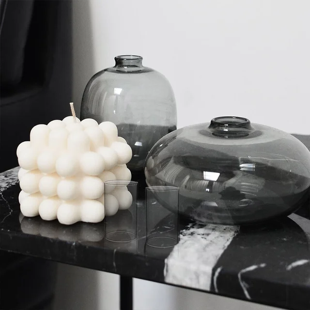 8 Db Kupola Medál Könnyű Árnyalatú Egyszerű Üvegborítás Átlátszó Konténer Lámpaernyőt 15X6X6Cm Csésze Magas Bórilikát - Image 5