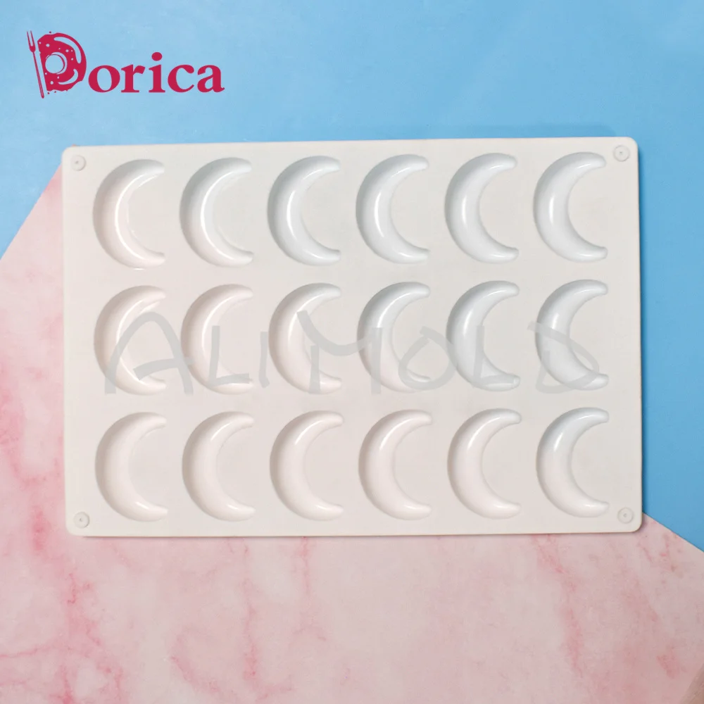 

Форма для торта Moon Mousse с 18 отверстиями, не прилипает, украшение для пищевого торта, силиконовые аксессуары, жаростойкая посуда