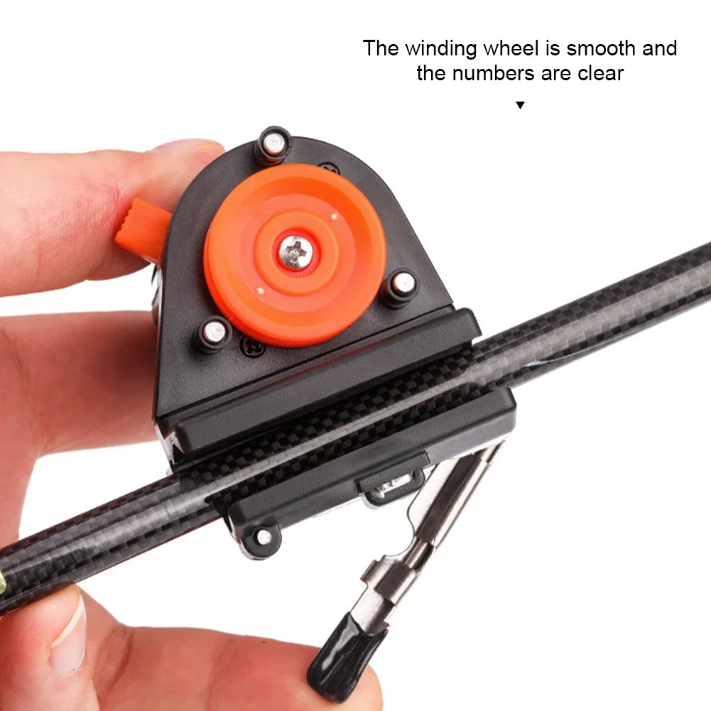 Counter Fishing Line Depth Measurement Tool Fishing Tackle Length Measurement Counter 0-999M Peso Fishing Equipment