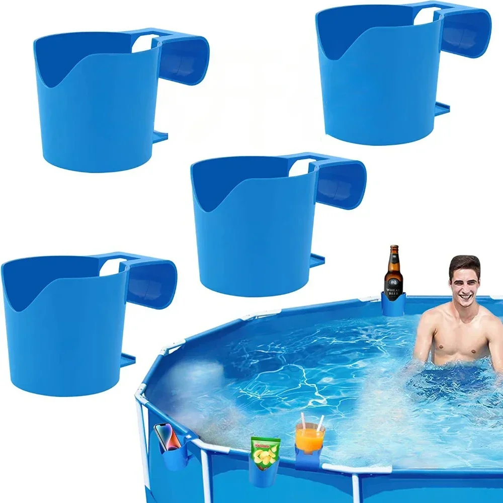 1pc Swimming pool cup holder storage rack Swimming pool beverage beer cup holder Hand soap hanger