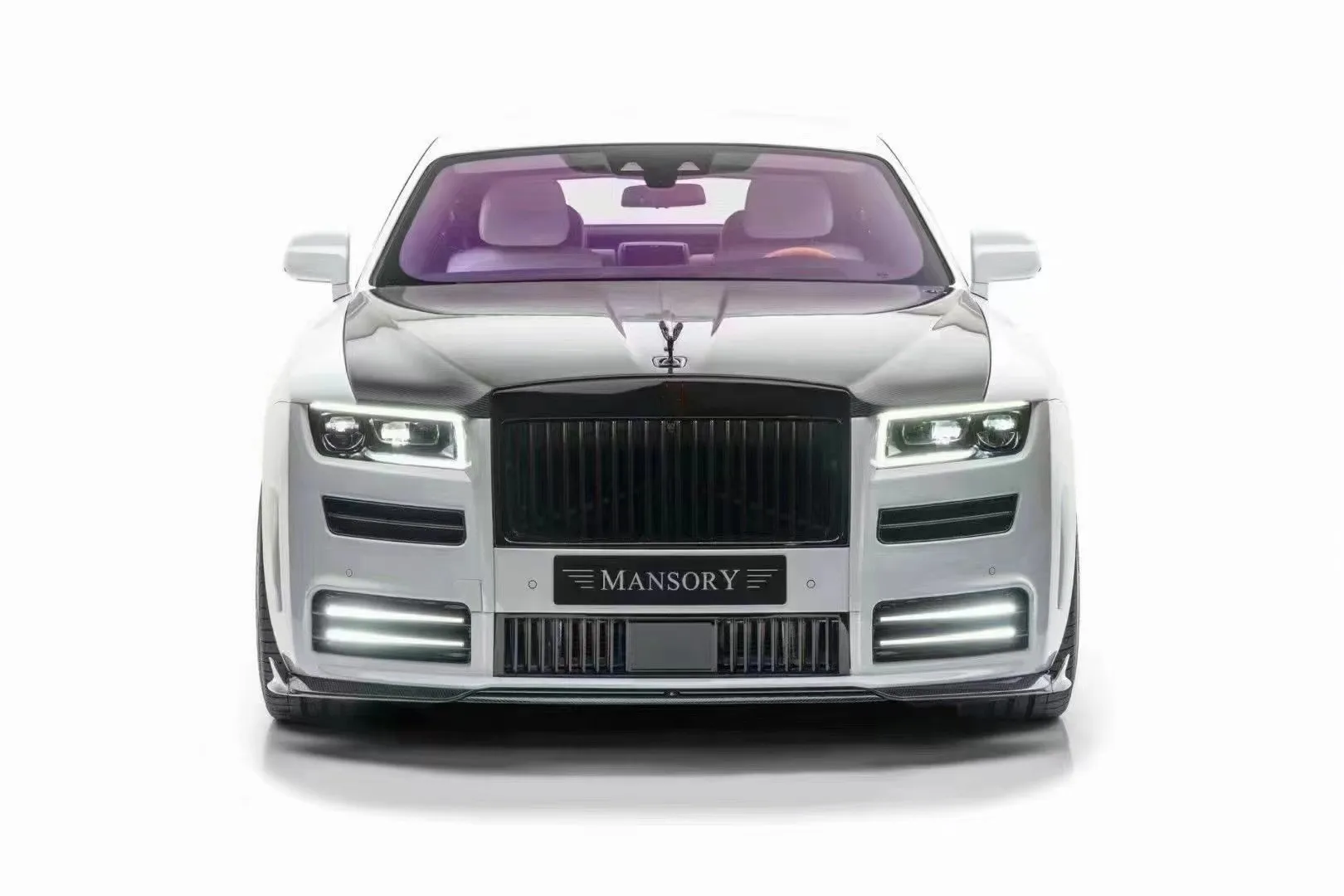 Luxcartuning  In stockFree  Shipping  Facelift body kit Ghost  III for Rolls Royce Ghost I and Ghost II Option Ghost I to Ghost II  Front bumper assembly Front headlights with
