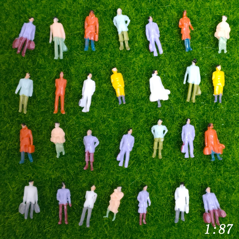 시뮬레이션 미니어처 인물 모델 체중계 1:50-1:87 피규어 재료, HO 기차 건물 장면 레이아웃 디오라마 키트, 10 개