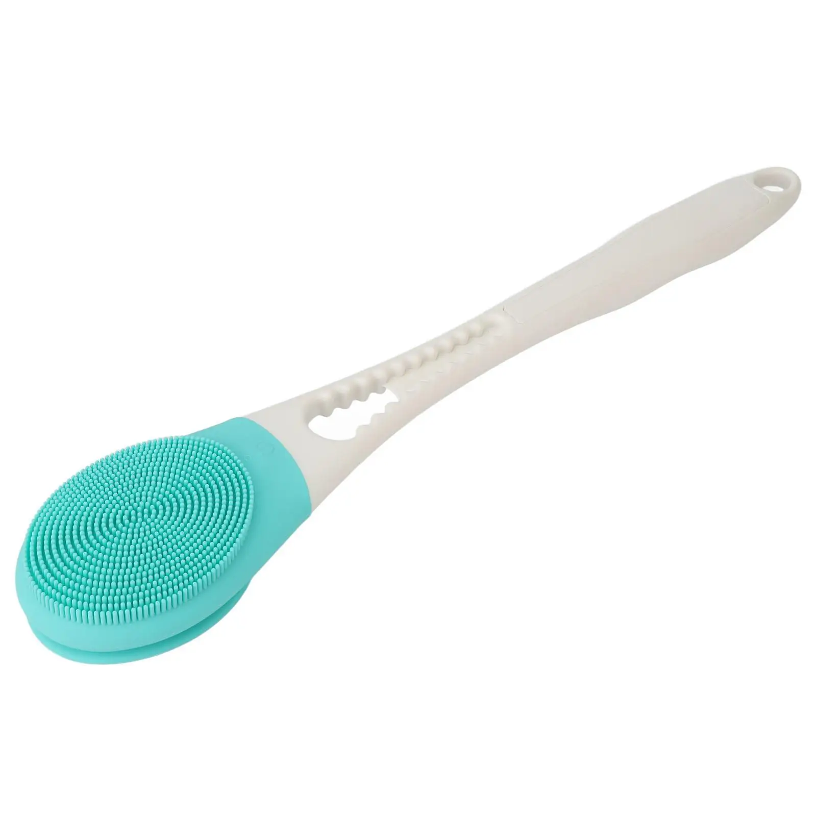 IPX7 Waterproof Electric Body Scrubber Brush-Rechargeable & Effective Cleansing Tool for home-Green Soft Bristles