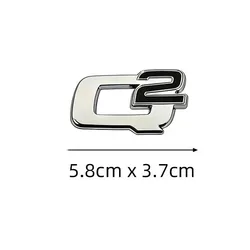 Sleek 3D Metal Veloce Emblem Badge Sticker for Rear Trunk Decoration (Silver Black Q2)
