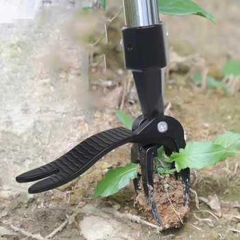 1PCS Weeding Head Replacement Claw Foot Pedal Weed Puller Stand Up Gardening Digging Weeder Alone Root Remover And Alone Handle