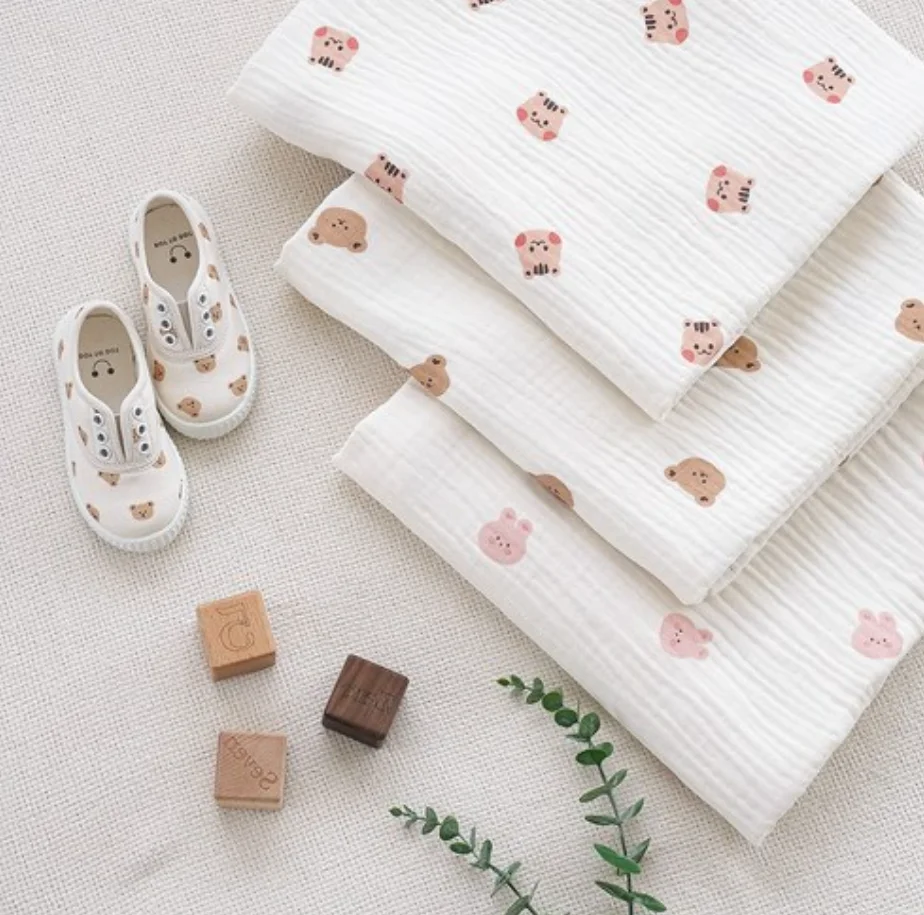 Muslin Baby Swaddle Blanket Cotton Soft Newborn Baby Blanket for Girls Boys Nursery Receiving Wrap Bath Towel Item