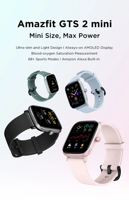 New Version] Amazfit GTS 2 New Version Smartwatch Music Storage And  Playback Smart Watch Alexa Built-in For Android IOS Phone - AliExpress