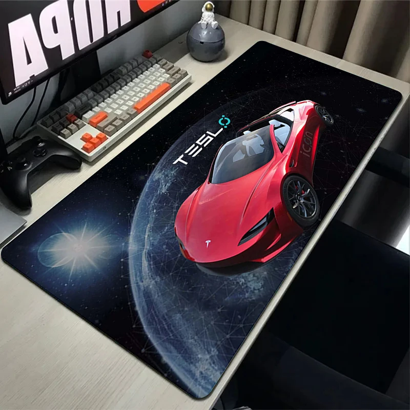 

Коврик для мыши Tesla Xxl, игровой коврик для мыши 900x400, игровой коврик для клавиатуры, игровые коврики, Настольный коврик для компьютера и офиса,...
