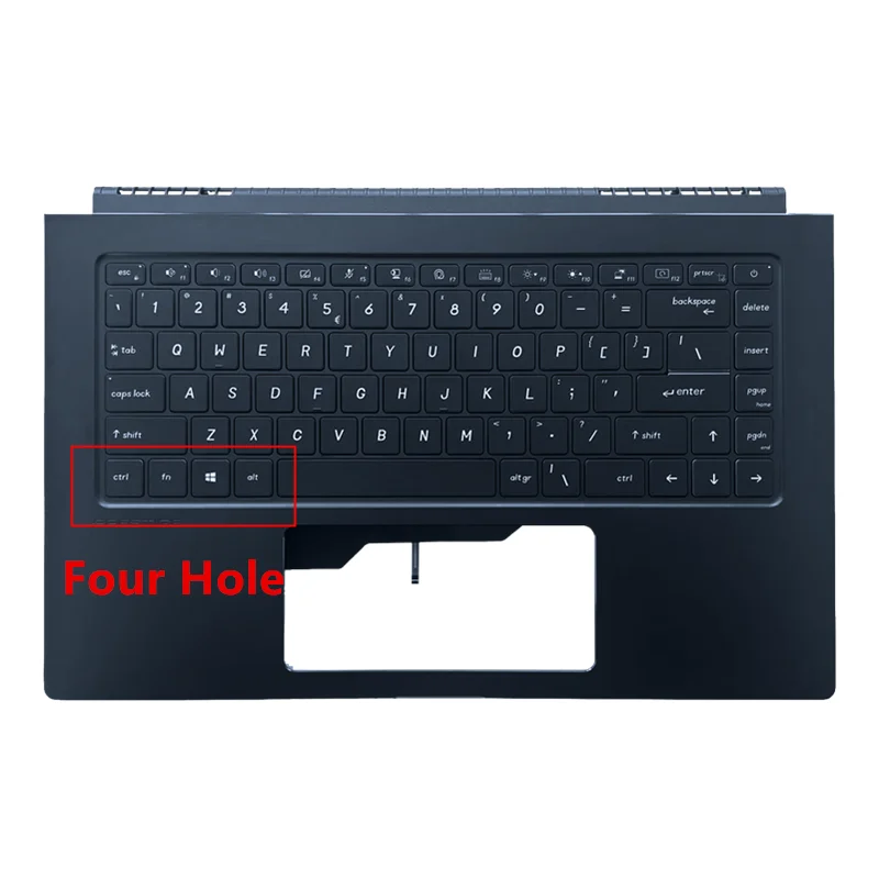 Nuovo Per Msi Prestige 15 P15 Ms-16S3 Cover Superiore Per Poggiapolsi Con Tastiera Retroilluminata Muslimblu Scuro