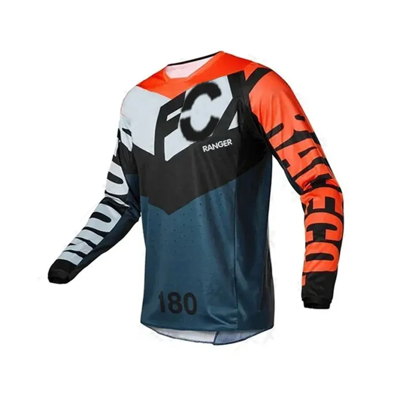 2025 Enduro MTB Cycling Sleeve Cycling Jersey Downhill Shirt Camiseta Motocross T-shirt Mx Mountain Bike Clothing FCX Mtb Jersey 2